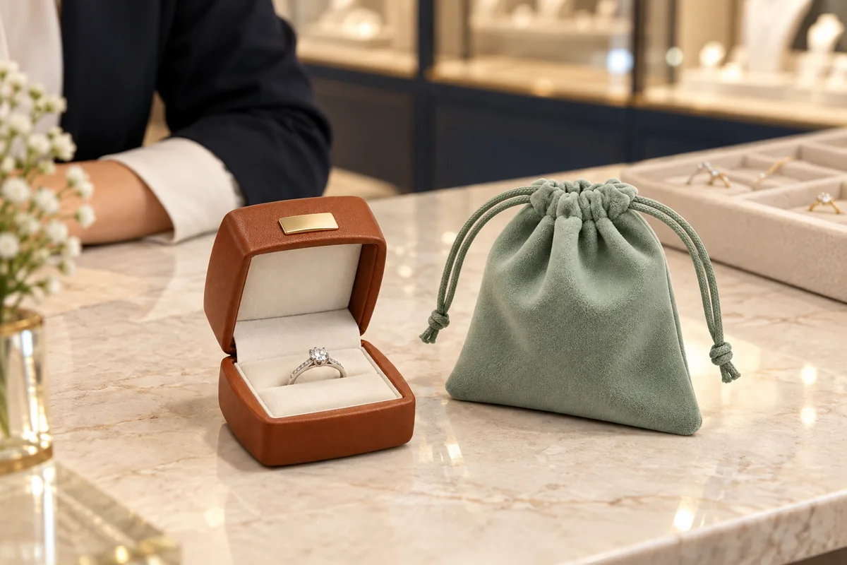 Jewelry collections packaging arrangement