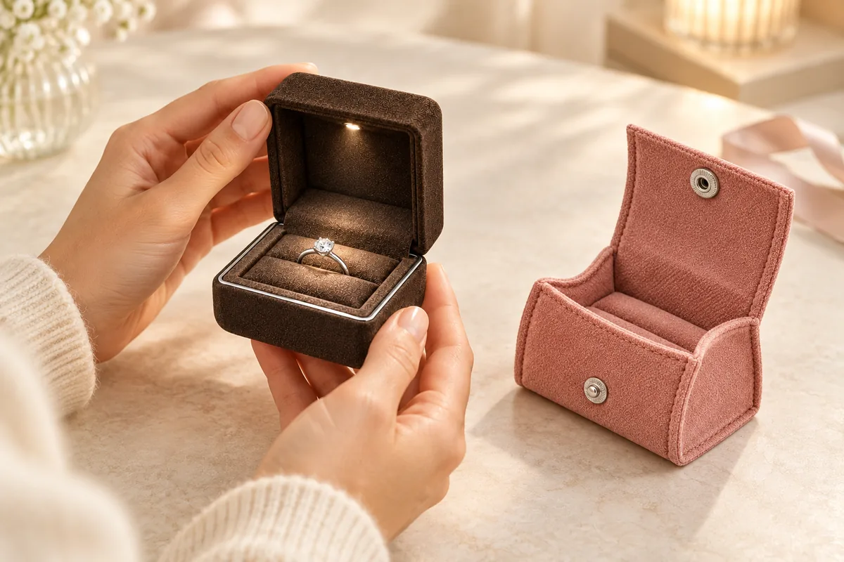 Jewelry gifting packaging arrangement